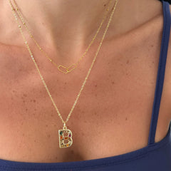 Bright Babe Initial Necklace