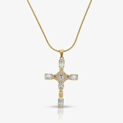 Gem Up Cross Necklace