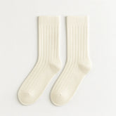 Essential Ribbed Crew Socks