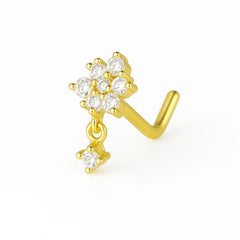 Glow Bloom Nose Ring