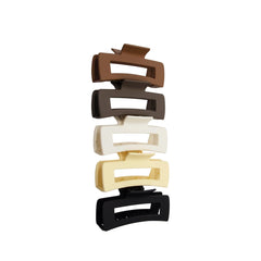 Soft Girl Claw Clips 5-Pack Set