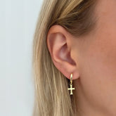 Crossed Off Earrings