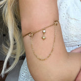 Icon Energy Arm Chain Gold