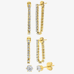 Drop the Link 3 Piece Earring Set