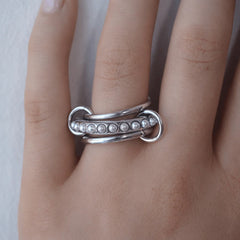 Trio Amour Ring