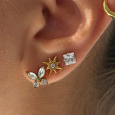 Eternal Twinkle 3 Pack Flat Back Earrings Set
