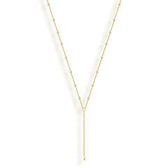 Sweet Pearl Lariat Necklace