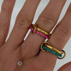 Evergreen Stacked Ring