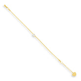 Dainty Crystal Charm Bracelet