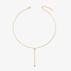 Flirty Drop Lariat Necklace