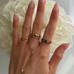 Rainbow's End 2-Piece Ring Set
