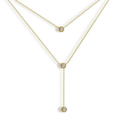 Dahlia Lariat Necklace