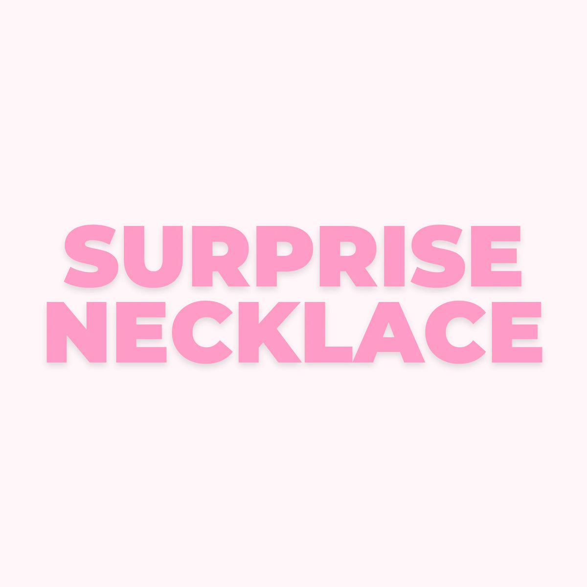 Surprise Necklace