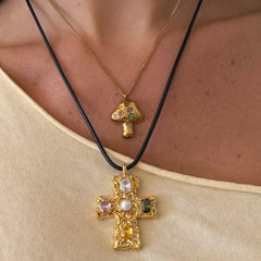 Fairy Mushroom Necklace