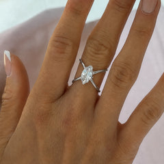Teardrop Crush Ring