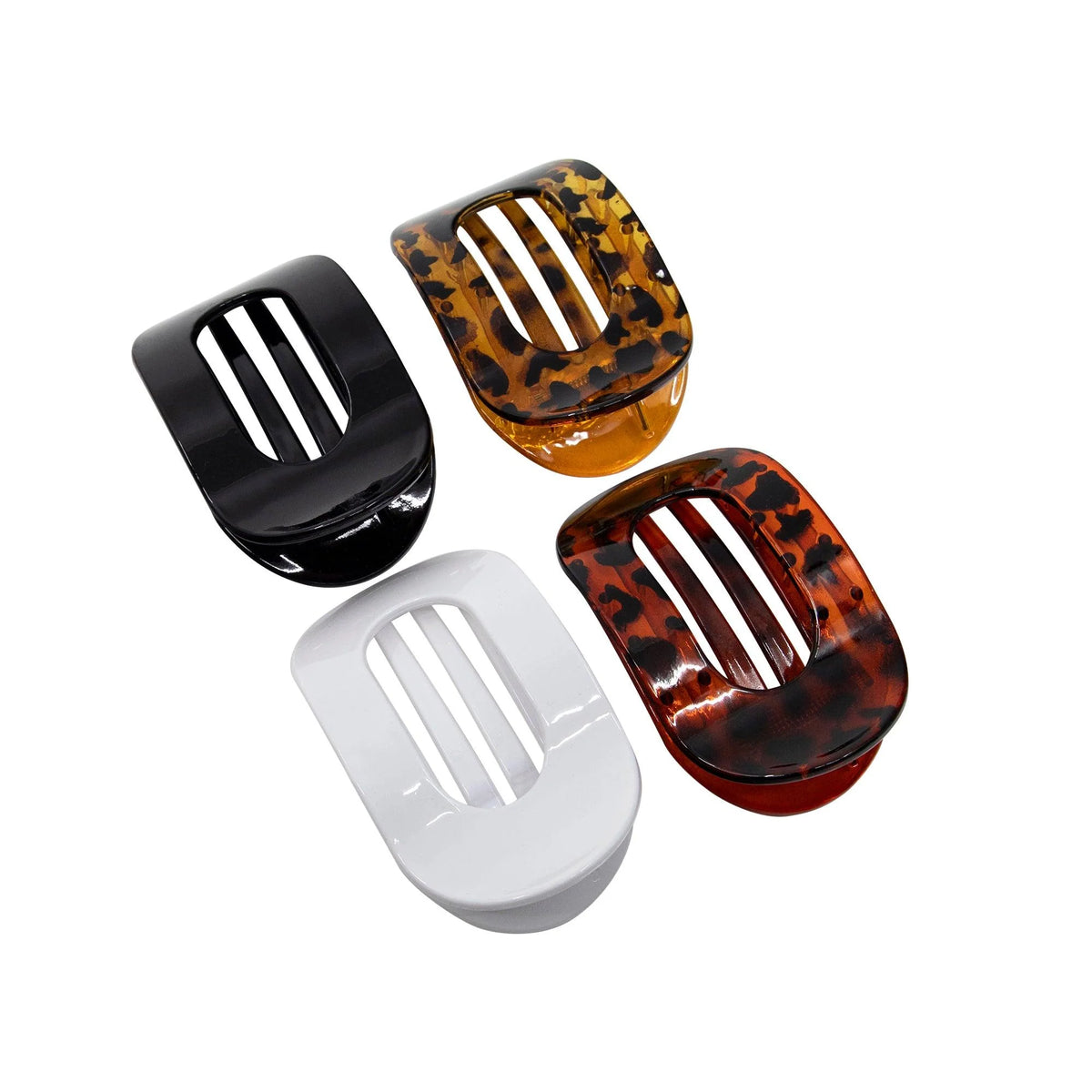 Retro Babe Claw Clips 4-Pack Set