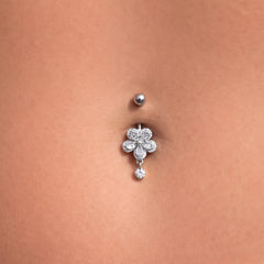 Flower Kiss Belly Ring