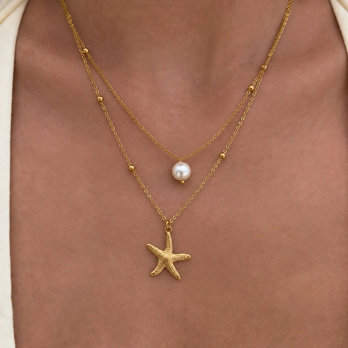 Mermaid Mood Necklace 2 Piece Set