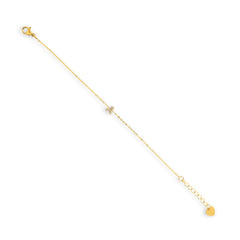 Initial Crystal Bracelet