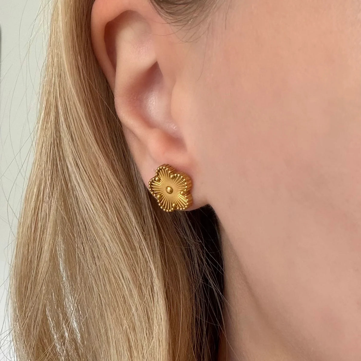 Lucky Bloom Stud Earrings