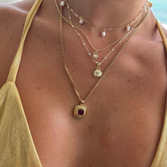 Saffron Necklace