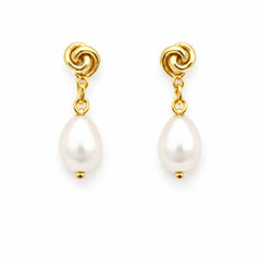 Pearl & Swirl Earrings