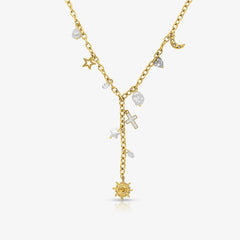Wish Upon a Charm Lariat Necklace