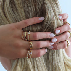 Shimmering Snake Ring