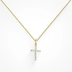 Heavenly Hour Cross Necklace