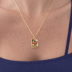 Bright Babe Initial Necklace