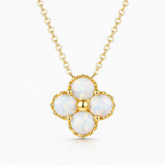 Opal Blossom Necklace