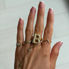 Sweet Swirl Pinky Ring